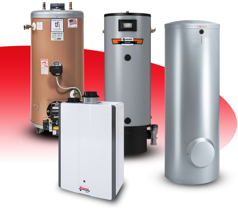 Santoro installs top brands of hot water heaters